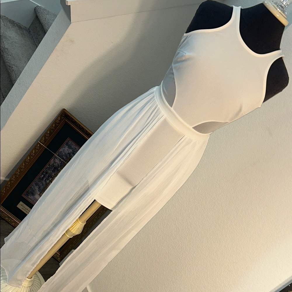 Material Girl Elegant Ivory Dress